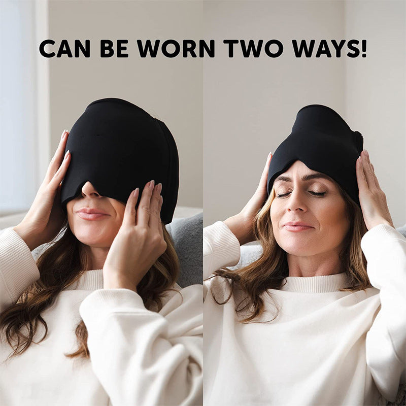 Migraine Relief Hat Ice Pack Headache Relief Gel Eye Mask Migraine Relief Hat Ice Pack Headache Relief Gel Eye Mask